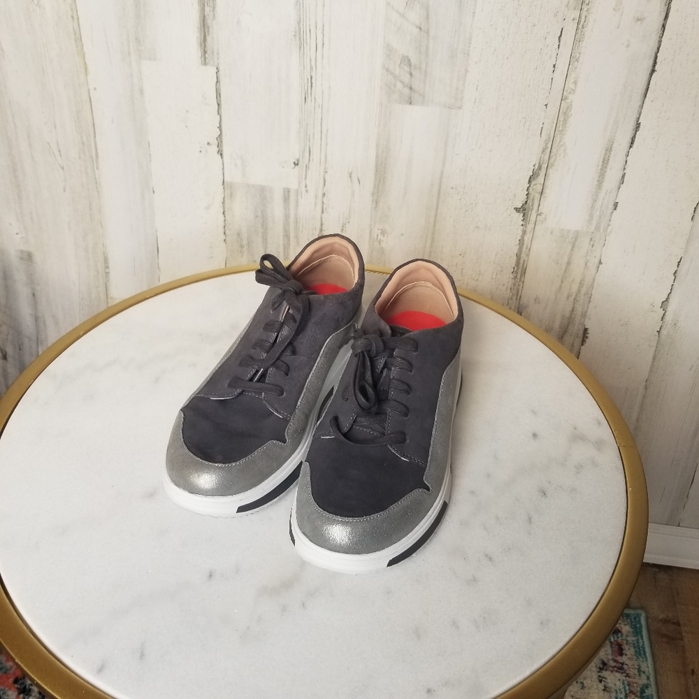 FitFlop Freya Suede & Leather Women’s Sneakers Size 5 New Floor Display - Picture 5 of 6